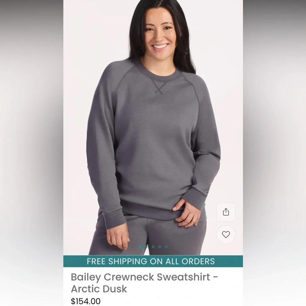 WoolX Bailey Crewneck Sweatshirt - Picture 5 of 9